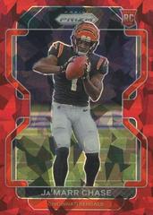 Ja'Marr Chase [Red Ice Prizm] Football Cards 2021 Panini Prizm Prices