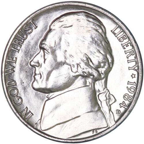 1984 D Coins Jefferson Nickel