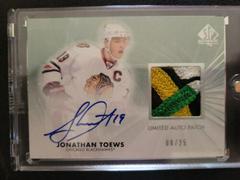 Jonathan Toews #25 Hockey Cards 2011 SP Authentic Prices
