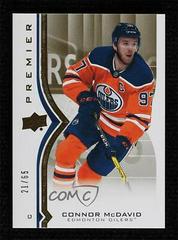 Connor McDavid [Gold] #1 Hockey Cards 2020 Upper Deck Premier Prices