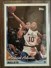 Michael Adams #371 Basketball Cards 1993 Topps Prices