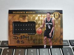 Dejounte Murray [Jersey Autograph] #325 Basketball Cards 2016 Panini Gold Standard Prices