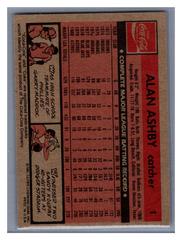 Back | Alan Ashby Baseball Cards 1981 Coca Cola