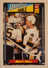Brett Hull #340 Hockey Cards 1992 Topps Prices
