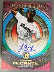 Jordan McCants [Fuchsia] #PA-JMC Baseball Cards 2022 Bowman Inception Prospect Autographs Prices