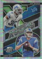 Jared Goff, Jeff Okudah #XO-24 Football Cards 2021 Panini Contenders Optic Xs and Os Prices