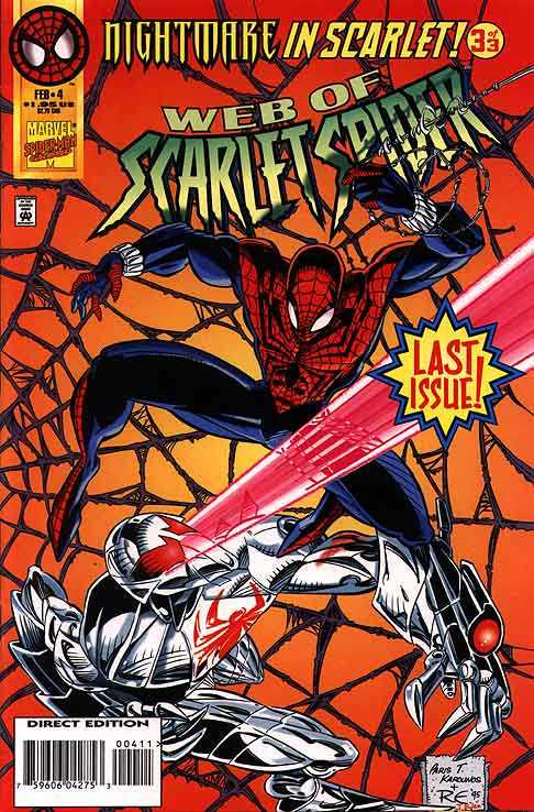 Web of Scarlet Spider #4 (1996) Comic Books Web of Scarlet Spider