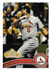 Albert's Explosion Helps Even Series #WS23 Baseball Cards 2011 Topps World Series Champions Cardinals Prices