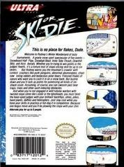 Ski Or Die - Back | Ski or Die NES