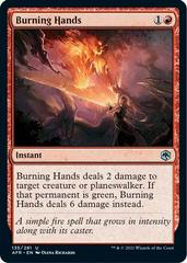 Burning Hands [Foil] Magic Adventures in the Forgotten Realms Prices