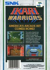 Ikari Warriors - Back | Ikari Warriors NES