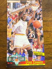 Doug Edwards Basketball Cards 1993 Fleer Jam Session Prices