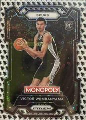 Victor Wembanyama [Running Man] #81 Basketball Cards 2023 Panini Prizm Monopoly Prices