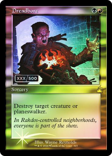 Dreadbore [Serialized] #365 Magic Ravnica Remastered