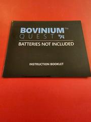 Instruction Booklet Front | Bovinium Quest NES