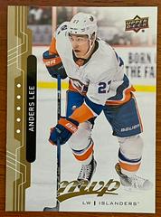 Anders Lee [Gold] Hockey Cards 2018 Upper Deck MVP Prices
