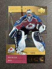 Patrick Roy [Ice Stars] Hockey Cards 2000 Upper Deck Ice Prices