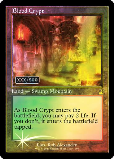 Blood Crypt [Serialized] #397 Magic Ravnica Remastered