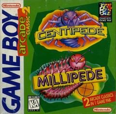 Arcade Classic 2 - Front | Arcade Classic 2: Centipede and Millipede GameBoy