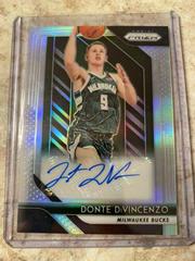 Donte DiVincenzo [Silver Prizm] Basketball Cards 2018 Panini Prizm Rookie Signatures Prices