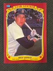 Rich Gedman #44 Baseball Cards 1986 Fleer Star Stickers Prices