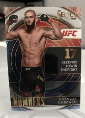 Khamzat Chimaev Ufc Cards 2022 Panini Select UFC Numbers Prices