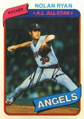 Nolan Ryan Baseball Cards 1980 Topps Prices