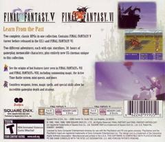 Back Cover | Final Fantasy Anthology [Greatest Hits] Playstation