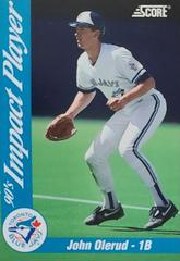John Olerud #41 Baseball Cards 1992 Score Impact Players Prices