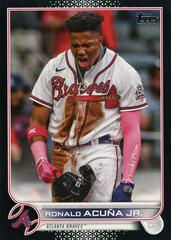 Ronald Acuna Jr. [Black] Baseball Cards 2022 Topps Prices