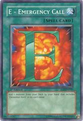 E - Emergency Call [1st Edition] YuGiOh Enemy of Justice Prices