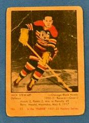 Jack Stewart #53 Hockey Cards 1951 Parkhurst Prices