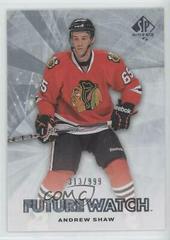 Andrew Shaw #187 Hockey Cards 2011 SP Authentic Prices