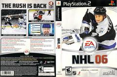 Slip Cover Scan By Canadian Brick Cafe | NHL 06 Playstation 2