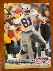 Alexander Wright #152 Football Cards 1992 Pro Set Prices