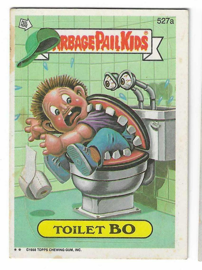 Toilet BO #527a 1988 Garbage Pail Kids