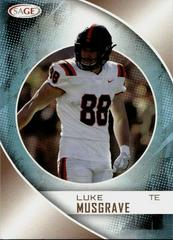 Luke Musgrave [Gold] #114 Football Cards 2023 Sage Prices