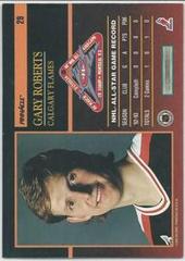 Back | Gary Roberts Hockey Cards 1993 Pinnacle All Stars