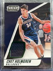 Chet Holmgren [Green] #TH-CHE Basketball Cards 2022 Panini Chronicles Draft Picks Threads Rookie Memorabilia Prices