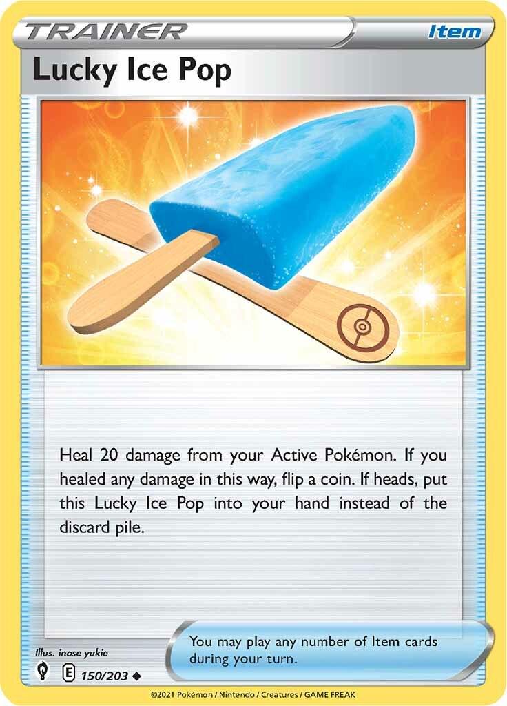 Lucky Ice Pop #150 Pokemon Evolving Skies