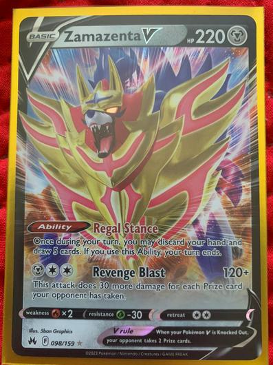 Zamazenta V #98 [V HOLO] photo