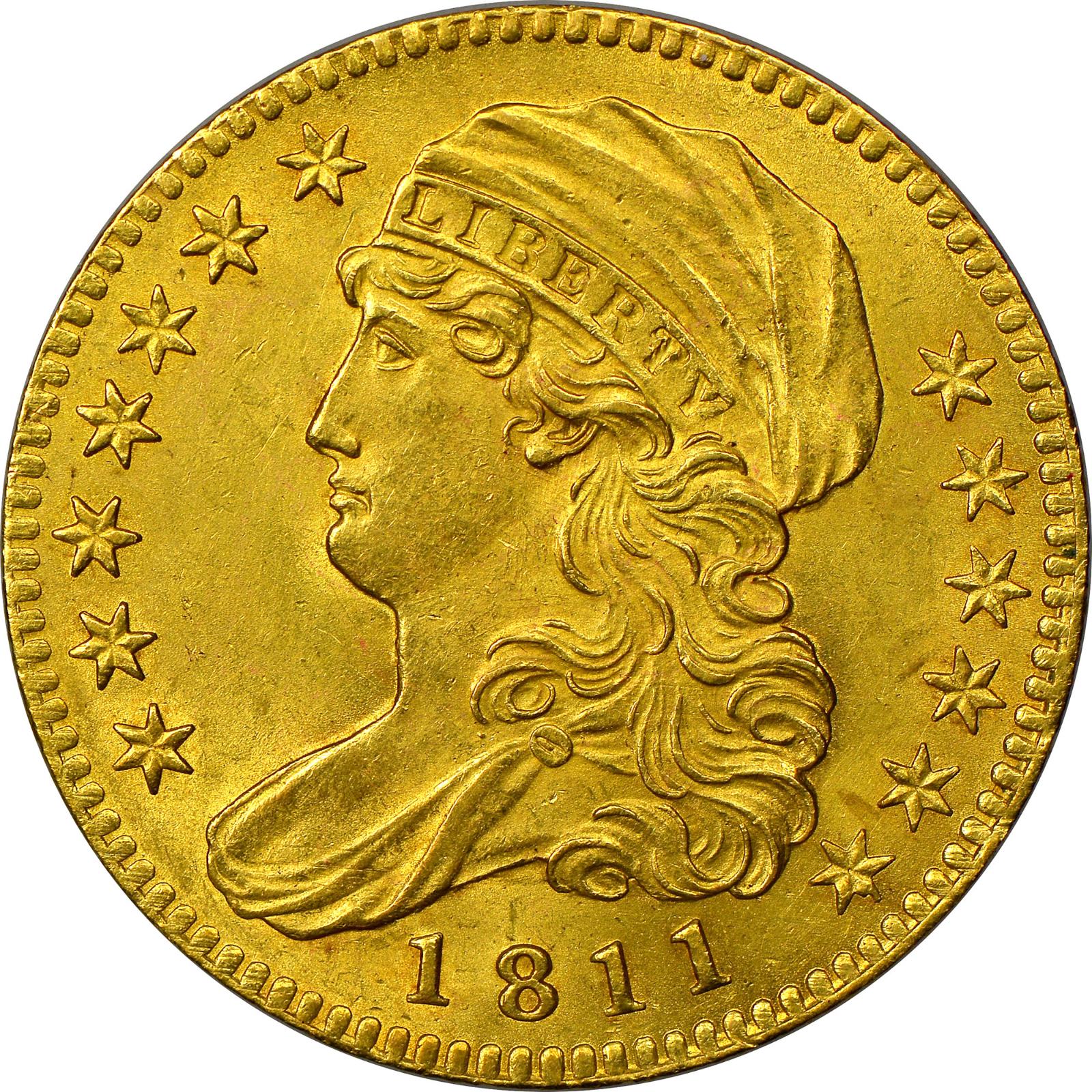 1811 Coins Capped Bust Half Eagle