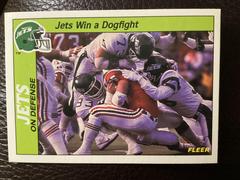 Jets Win a Dogfight Defense #18 Football Cards 1988 Fleer Team Action Prices
