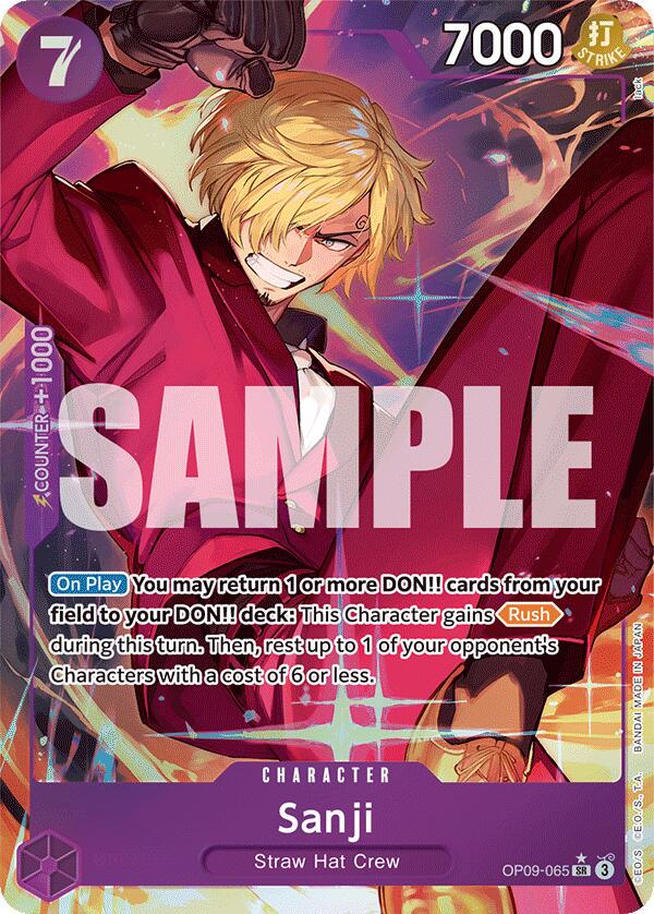 Sanji [Parallel Foil] OP09-065 One Piece Emperors in the New World