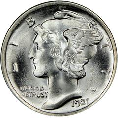 Main Image | 1921 Coins Mercury Dime