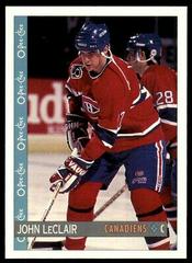 John LeClair #386 Hockey Cards 1992 O-Pee-Chee Prices