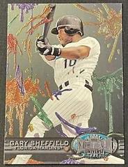 Gary Sheffield #179 Baseball Cards 1997 Metal Universe Prices