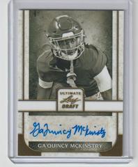 Ga'Quincy McKinstry [Gold] #PA-JM1 Football Cards 2022 Leaf Ultimate Draft Portrait Autographs Prices