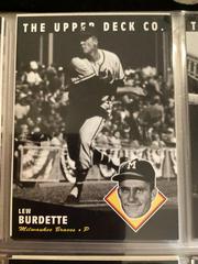 Lew Burdette Baseball Cards 1994 Upper Deck All Time Heroes Prices