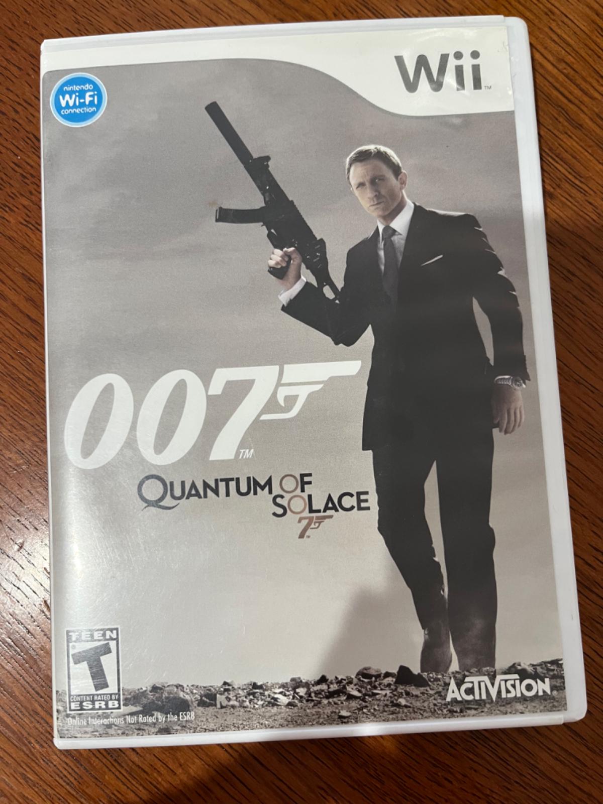 007 Quantum of Solace Item and Box only Wii